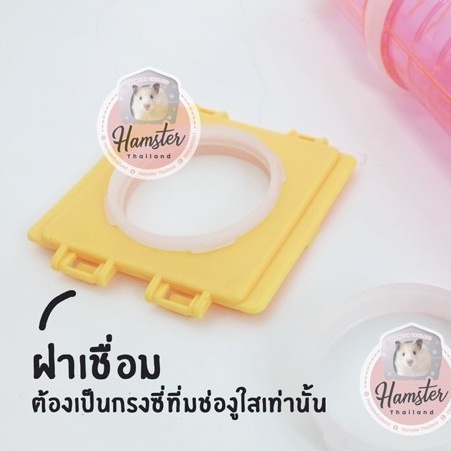 [Hamsterthailand] อะไหล่ ยาง แผ่นต่อท่อ แผ่นเชื่อม ระหว่างกรง วงยาง สำหรับต่อของเล่น สำหรับสัตว์เลี้