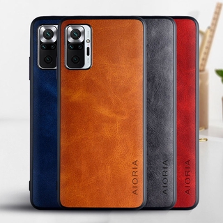 เคสโทรศัพท์มือถือหนัง Tpu สําหรับ Xiaomi Redmi Note 10 Pro