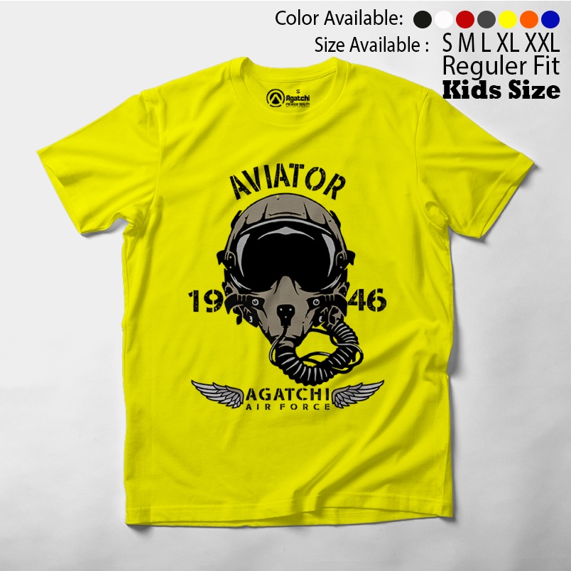 เสื้อผ้าเด็ก Agatchi ang Aviator Aviator Aviator Aviator Aviator Air Force Boys Tops