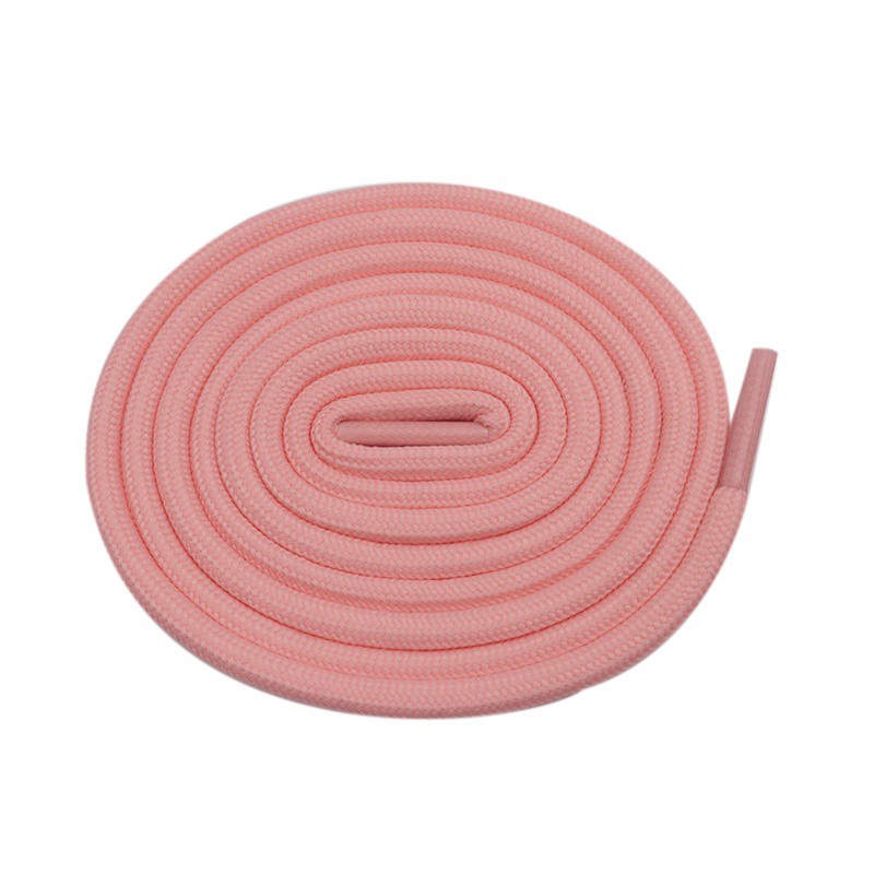 [วู] ปริมาณมาก5มิลลิเมตรรอบเชือกผูกรองเท้าโพลีเอสเตอร์สีทึบเชือกผูกรองเท้าปิดถักฝีมือประณีตอินเทรนด์สบายๆแฟชั่นทุกการแข่งขันเชือกผูกรองเท้าจับคู่