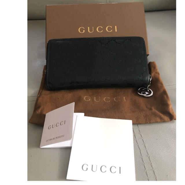 กระเป๋าสตางค์แบรนด์เนม Gucci แท้💯✔️ มือสอง