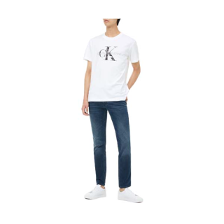 Calvin Klein เสื้อยืดผู้ชาย เสื้อผู้ชาย เสื้อยืดแขนสั้นชายรุ่น J318723 YAF สีขาว