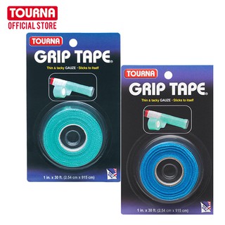 2 แพ็ค TOURNA กริปเทปพันด้าม GAUZE GRIP TAPE- Green, Blue กริปไม้เทนนิส กริปไม้แบดมินตัน