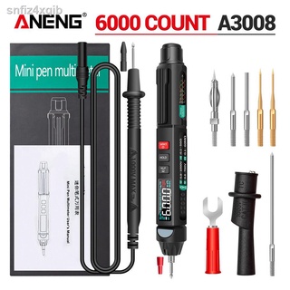 ANENG A3008 Digital 6000 Counts Intelligent Professional Multimeter Sensor Pen Tester Current Meter Non-Contact Voltmete