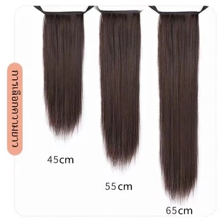 หางม้าตรง💥ห้ามพลาด หางม้าผูกตรง 45-55-65 ซม.ไหมนุ่ม สวย ดูเป็นธรรมชาติสุดๆ ไม่หนัก สินค้าพร้อมส่ง ส่งในไทย