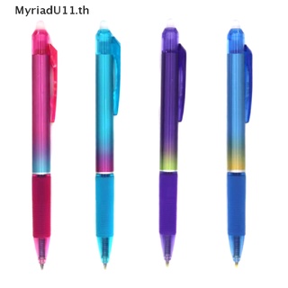 Myriadu ปากกาลูกลื่น 0.5 มม. ลบได้ สีฟ้า ดํา สําหรับโรงเรียน สํานักงาน เครื่องเขียน