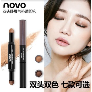 Novo Eyeshadow Pen ทาตาคุชชั่น 2 หัว เพิ่มมิติสีสันในดวงตา