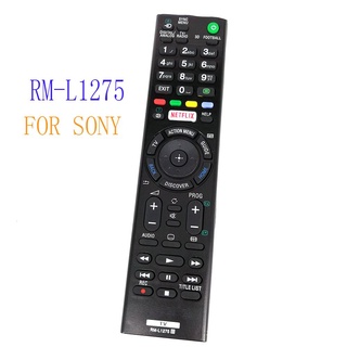 Bravia TV RM-L1275 รีโมตคอนโทรล สําหรับ Sony TV Netflix RMT-TX100D RMT-TX100E RMT-TX102D KDL-43W808C KDL-50