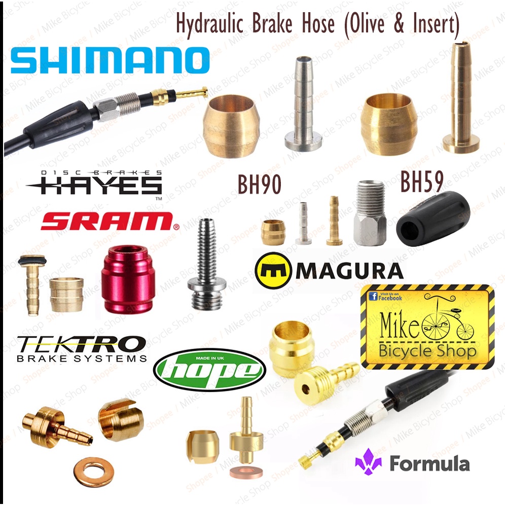 ท่อเบรกไฮดรอลิก MTB เข็มมะกอก SM-BH59 BH90 Shimano TEKTRO HOPE MAGURA FORMULA Sram Stealth