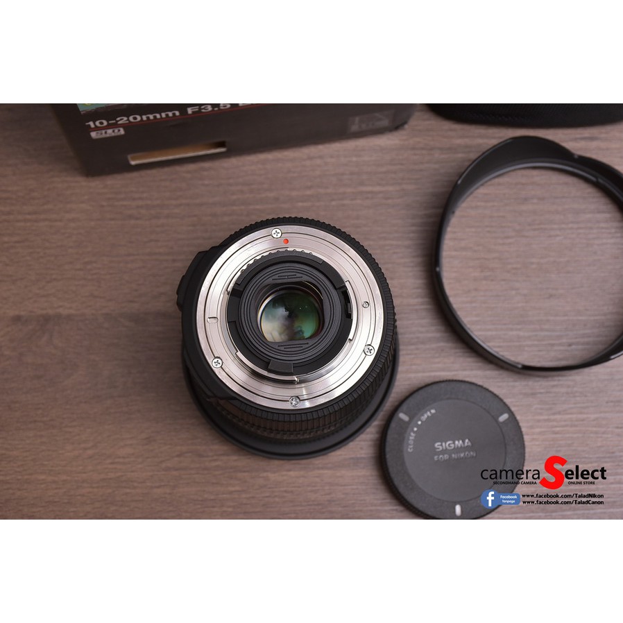 10.10 (มือสอง) เลนส์ Sigma 10-20 F3.5 EX DC (Nikon DX) สภาพสวย ครบกล่อง  เปิดF3.5ได้ตลอดช่วง ผิวใหม่ - cameraselect - ThaiPick