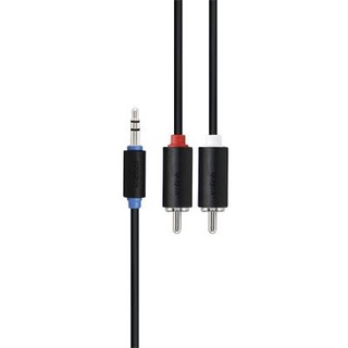 Prolink 3.5mm Stereo Plug to 2xRCA Plugs Audio Cable 5 Meters (PB103)