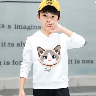 E231  เสื้อฮู้ดแขนยาวใส่ได้ทั้งเด็กชายและเด็กหญิง เสื้อแฟชั่นลายการ์ตูนน่ารัก