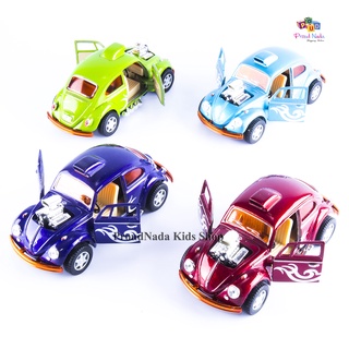 ProudNada Toys ของเล่นเด็ก โมเดล รถเต่า รถโฟล์คสวาเกน 1:32 VOLKSWAGEN BEETLE CUSTOM DRAGRACER NO.KT5405