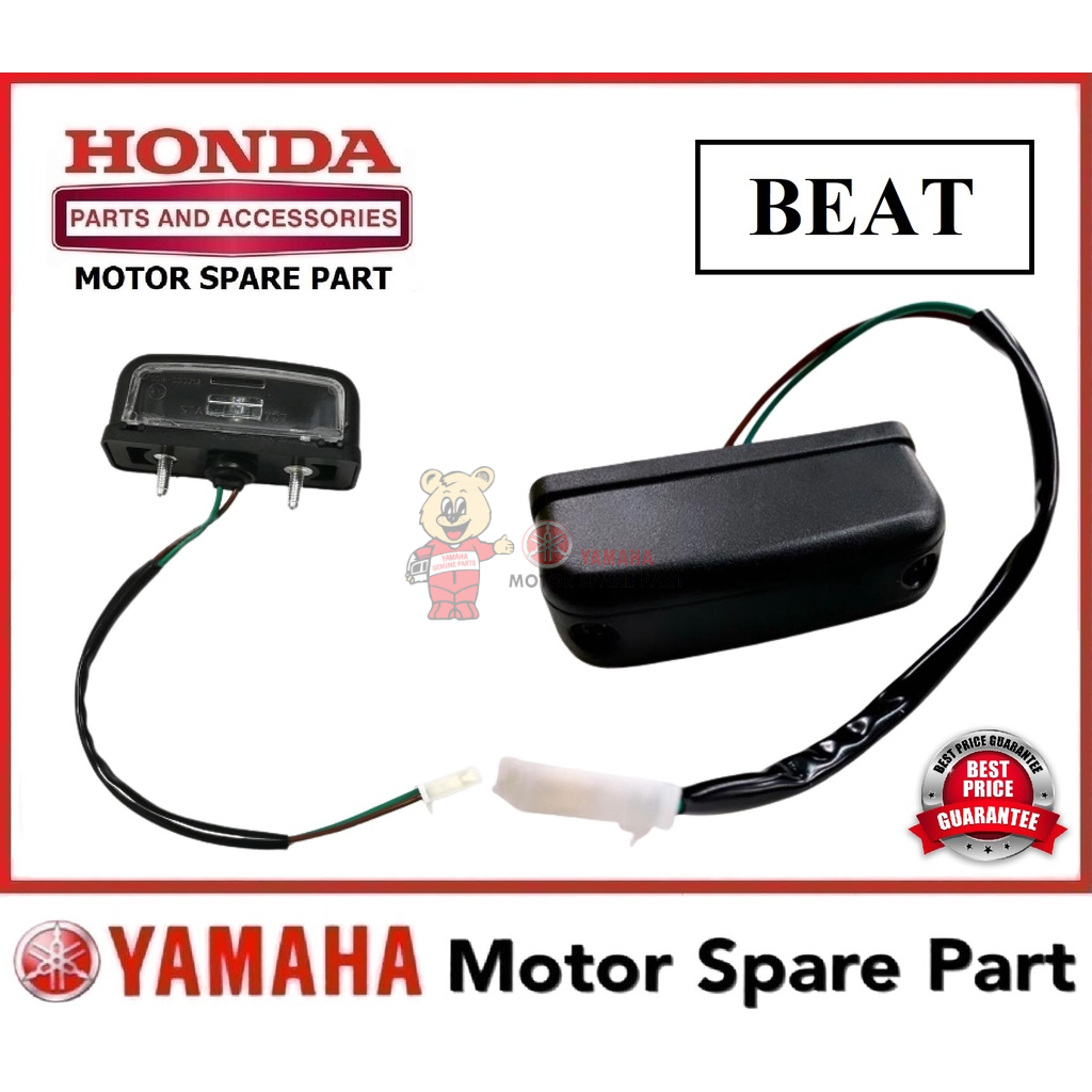 HONDA BEAT LICENSE LIGHT 0 LAMPU NUMBER PLATE NOMBOR PAPAN BELAKANG EKOR LAMP BEAT110 BEAT-110 BEAT 