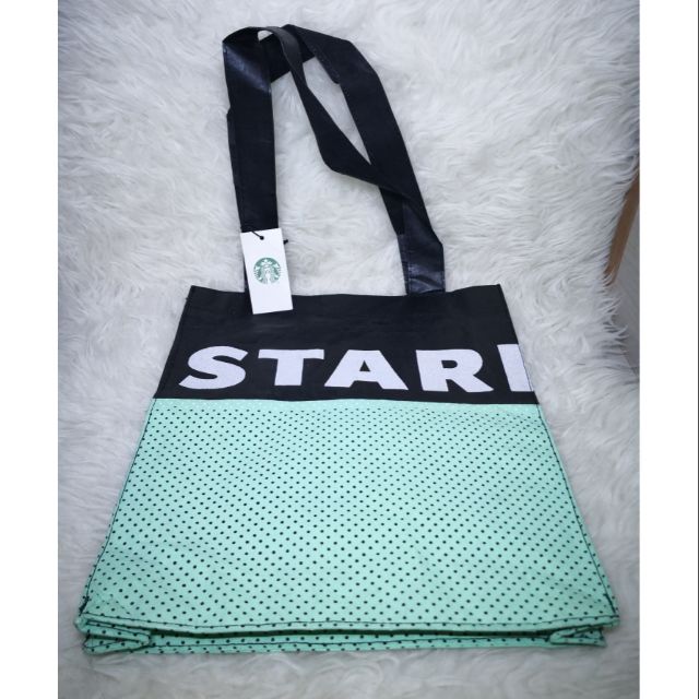 กระเป๋า Black &​ Pastel Tote Bag Tyvek Starbucks Thailand 2017