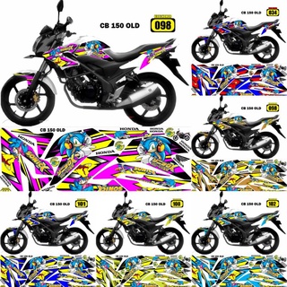 สติกเกอร์ ลายการ์ตูนโซนิค CB150 สําหรับติดตกแต่ง