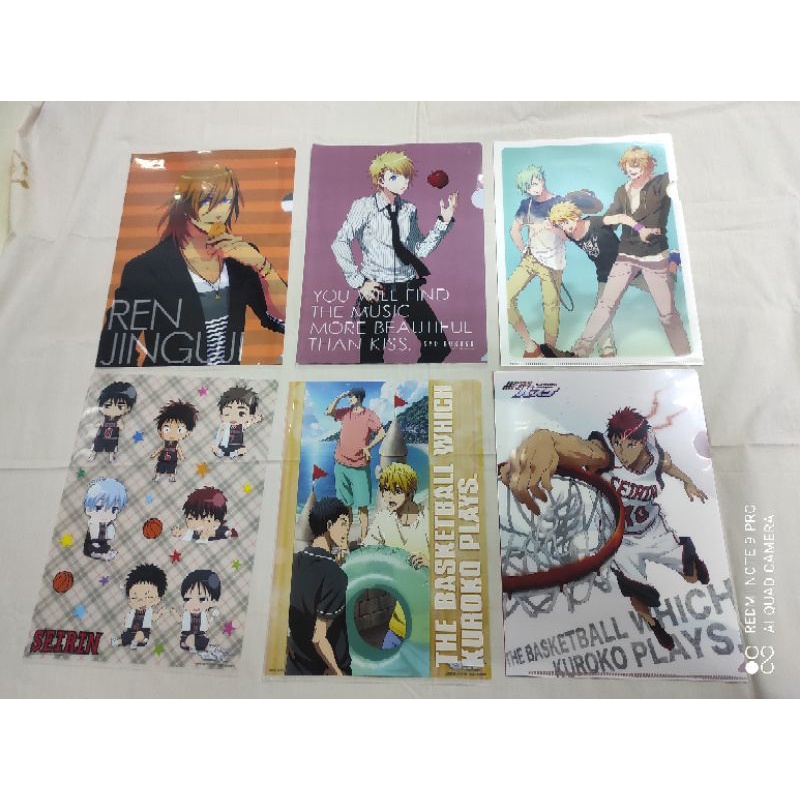 โฟลเดอร์ A4 อะนิเมะ Uta No Prince-Sama, Kuroko No Basket