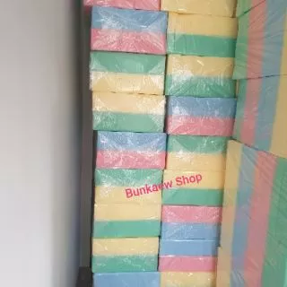 ฟองน้ำ ฟองน้ำอเนกประสงค์ ฟองน้ำล้างรถ 5"x10"x4" คละสี เนื้อเนียนละเอียด ขายยกเซ็ท เซ็ทละ 4 ก้อนใหญ่