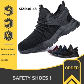 Safety Shoes Men รองเท้าหัวเหล็ก รองเท้าเซฟตี้ผู้ชาย รองเท้า safety