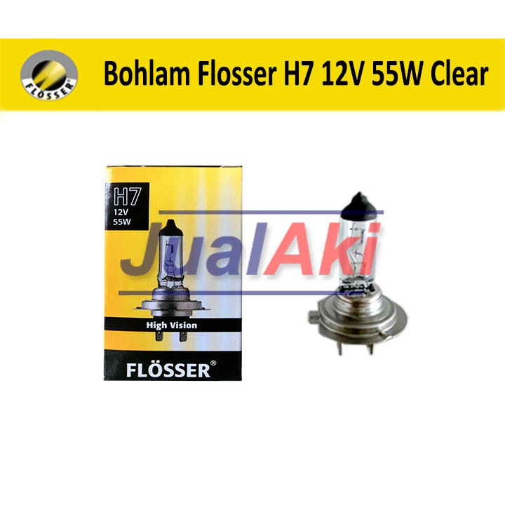 Flosser H7 12V 55W ใส