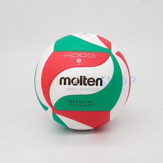 [ของแท้ 100%] ลูกวอลเล่ย์ Molten V5M4000 ของแท้ 100% ลูกวอลเลย์บอล size 5  วอลเลย์บอล หนัง PU คุณภาพหนังนิ่มเป็นพิเศษ