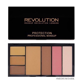  ตลับเดียวจบ!! Makeup Revolution Protection paltte-MEDIUM/DARK