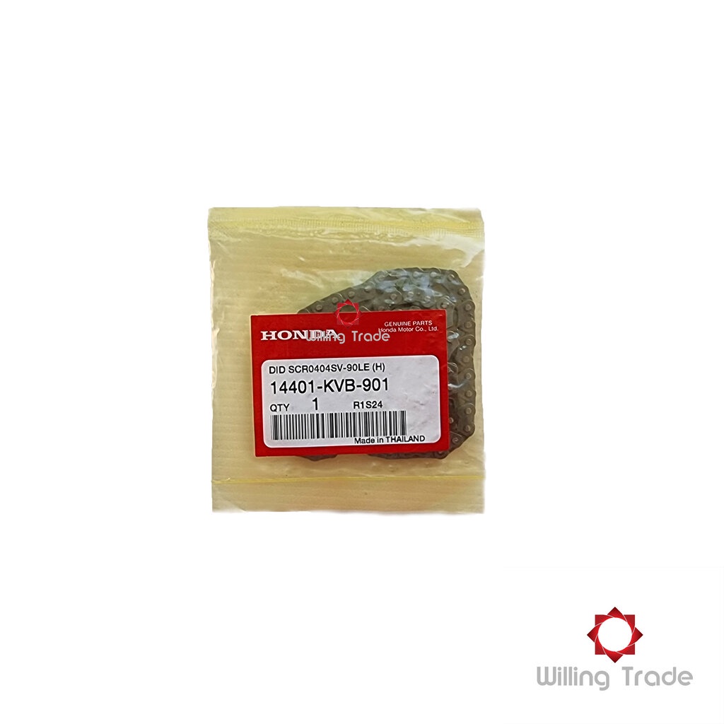 โซ่ราวลิ้น (90 ข้อ) (A381)HONDA:(14401-KVB-901) CLICK110-I, CLICK คาร์บู, SONIC [แท้ศูนย์]