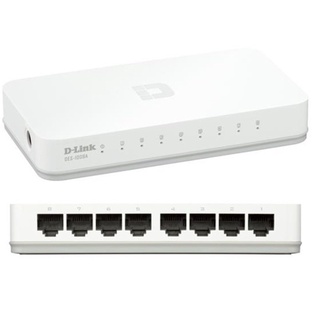 D-LINK Switch Hub 8 Port 10/100Mbps DES-1008C