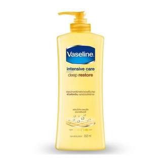 ของแท้100% Vaseline intensive care deep restore 350 ml.โลชั่นบำรุงผิว วาสลีน อินเทนชีฟ แคร์ ดีพ รีสโตร์ (1 ชิ้น)