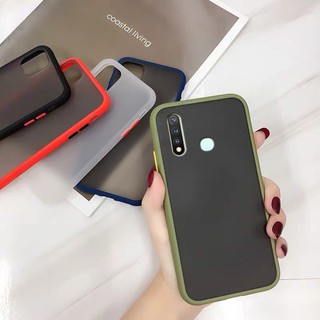 รุ่นใหม่ Case Huawei Y6P 2020 เคสกันกระแทก ปุ่มสีผิวด้าน ขอบนิ่มหลังแข็ง เคสโทรศัพท์ หัวเว่ย [ ส่งจากไทย ]