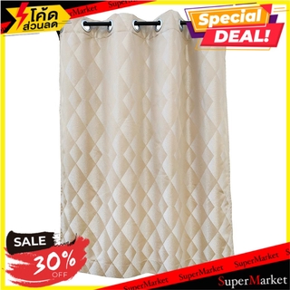 ผ้าม่าน EYELET HOME L&amp;S LIBRA 135X220 ซม. สีน้ำตาล ผ้าม่านประตู EYELET CURTAIN HOME L&amp;S LIBRA 135X220CM BROWN