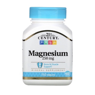 21st Century Magnesium 250 Mg, 110 Count