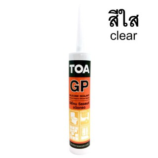 TOA กาวซิลิโคน ซิลิโคน ซีลแลนท์ (สีใส) 280ml