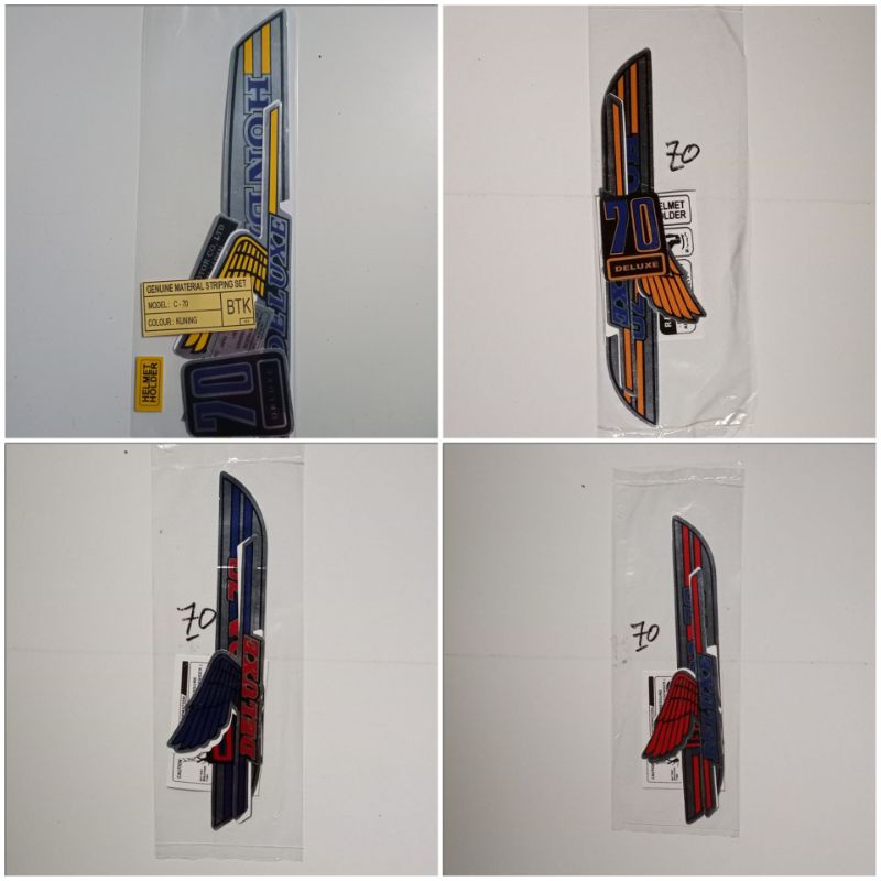 สติ๊กเกอร์ Striping สําหรับ Honda C70 Cup 70 1970