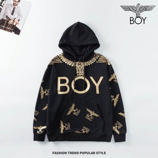 Boy London เสื้อกันหนาวมีฮู้ดสําหรับผู้ชายผู้หญิง