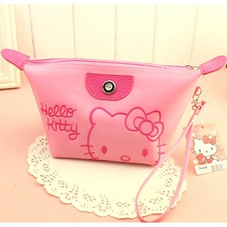 กระเป๋าถือเก็บเครื่องสำอาง super cute cartoon Hello Kitty