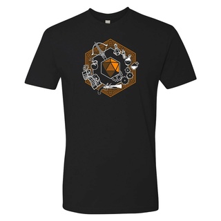 สินค้าที่ดีที่สุด เสื้อยืดผ้าฝ้าย พิมพ์ลายเกม Rpg Artificer Crest DesktopopS-5XL