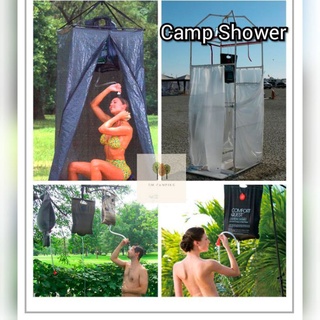 camp shower 20L ถุงอาบน้ำแบบพกพา ถุงน้ำ ถุงน้ำอเนกประสงค์