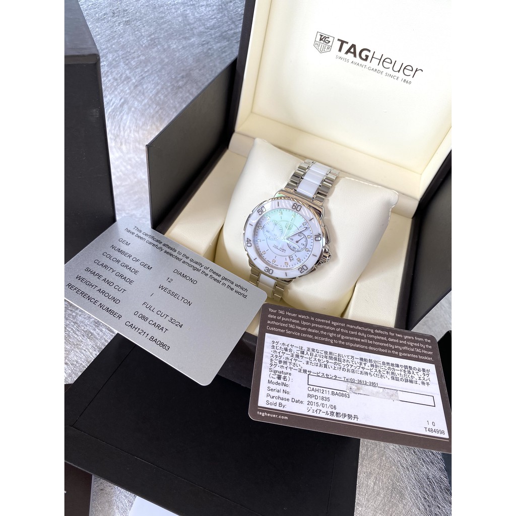 ❣️SALE Tag heuer f1 ceramic diamonds chronograph king size