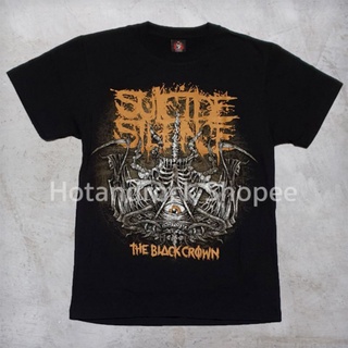 เสื้อยืดผ้าฝ้ายพรีเมี่ยม เสื้อยืดวง Suicide Silence TDM 1157 Hotandrock