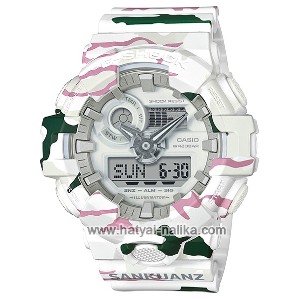นาฬิกา Casio G-SHOCK x SANKUANZ Limited model G-Shock 35th Anniversary Collaboration series รุ่น GA-700SKZ-7A