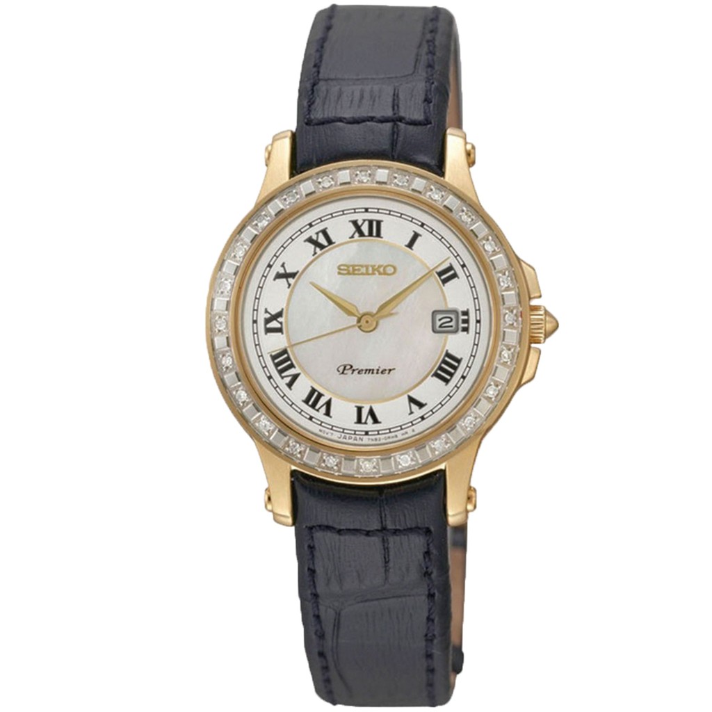 นาฬิกาผู้หญิง SEIKO Premier Diamonds รุ่น SXDF06P1 Quartz Ladies Watch