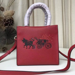 Coach LUNAR NEW YEAR MINI CALLY CROSSBODY WITH OX AND CARRIAGE (COACH C2184)