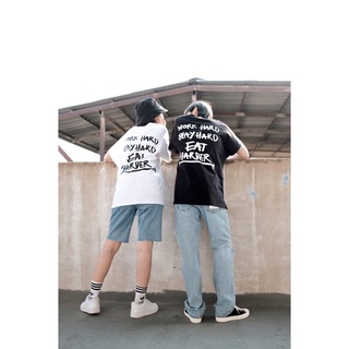 Stunt x H เสื้อ Oversize Unisex ทรงปีกค้างคาว BT04 : Eat Harder