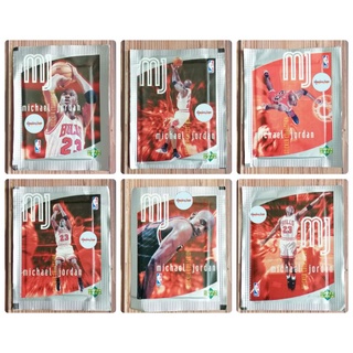 (Sealed Pack) 1998 UPPER DECK, MICHAEL JORDAN STICKER COLLECTION NBA  (ซองสุ่มสติ๊กเกอร์)