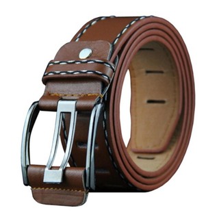 Fin 1 เข็มขัดผู้ชาย Mens Belt รุ่น Retro Style (สีน้ำตาล)