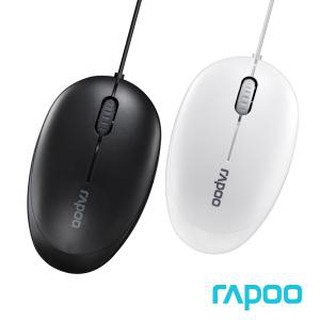 MOUSE (เม้าส์) RAPOO USB OPTICAL รุ่น N1500 (BLACK) - สินค้ารับประกัน 2 ปี