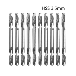 PCF* 10Pcs 3.5mm HSS Double Ended Spiral Torsion Drill Tools Drill Set