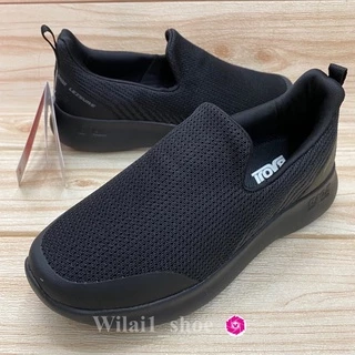 Baoji BJW 729 รองเท้าสลิป-ออน (37-41) สีดำ/ดำขาว/ขาว/ครีม/ม่วง ซซ