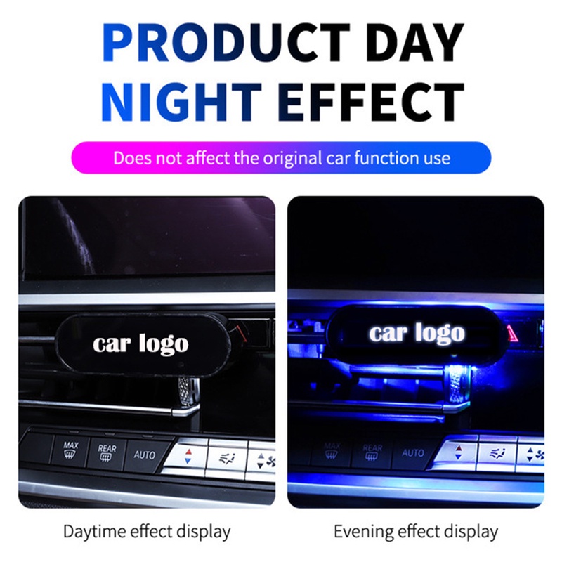 Car LED Ambient Light Perfume Car Air Conditioner Outlet Aromatherapy ...